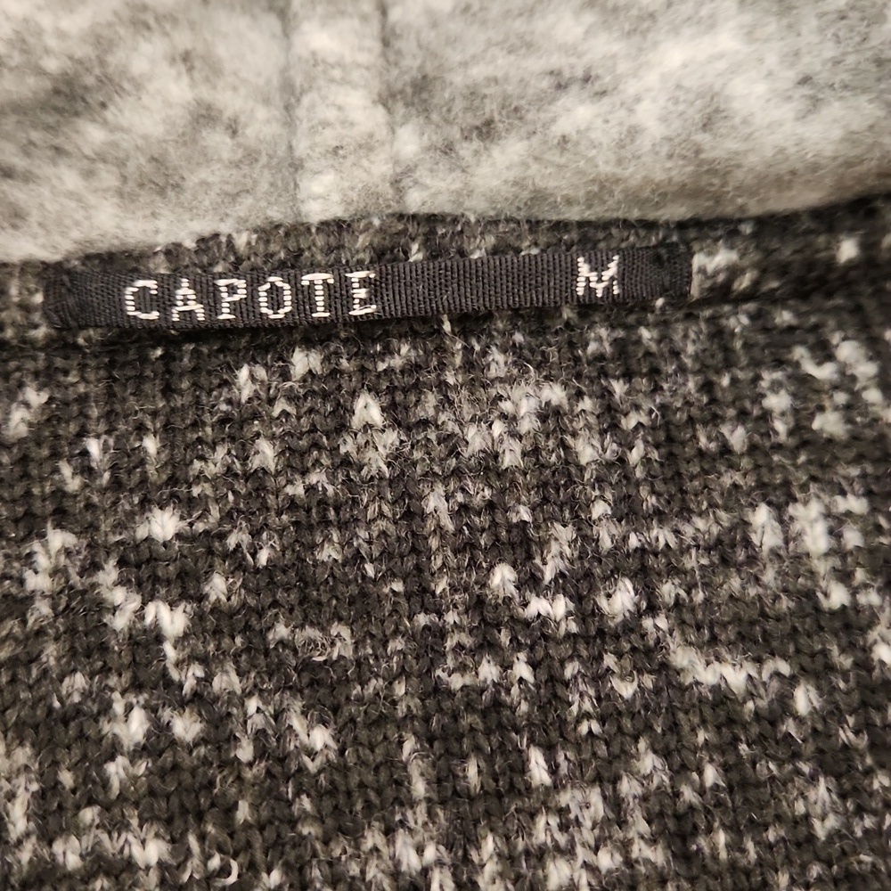 CAPOTE Riley Hooded Jacket Long Sleeve Tunic Length, size M - Picture 9 of 13